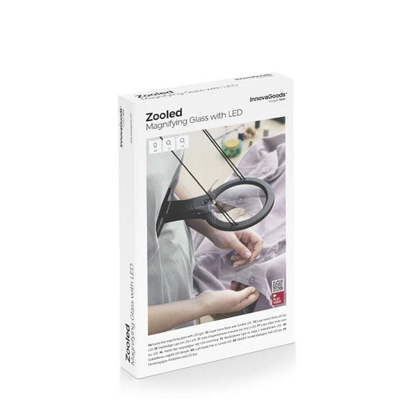 Lupă hands-free cu lumină LED Zooled Inovamarket