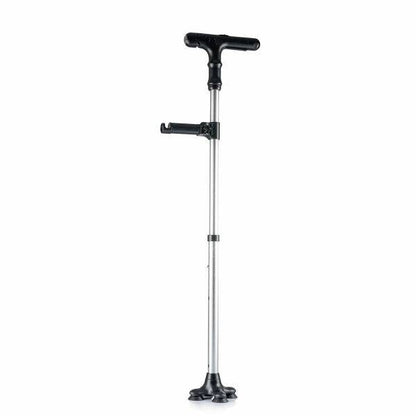Baston Extensibil cu LED, Alarmă și Mână Mecanică – Hannde Inovamarket prezentat vertical, evidențiind designul complet