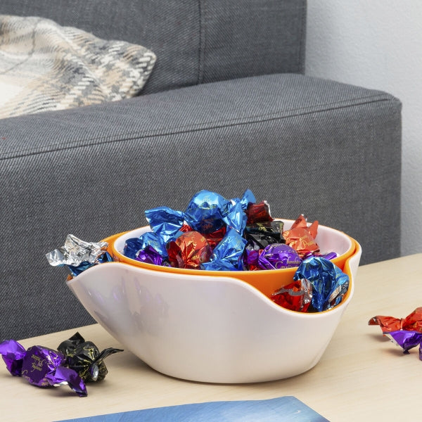 Boluri pentru Aperitive 2 în 1 Inovamarket, folosite pentru bomboane ambalate, ideale pentru living sau întâlniri relaxante.