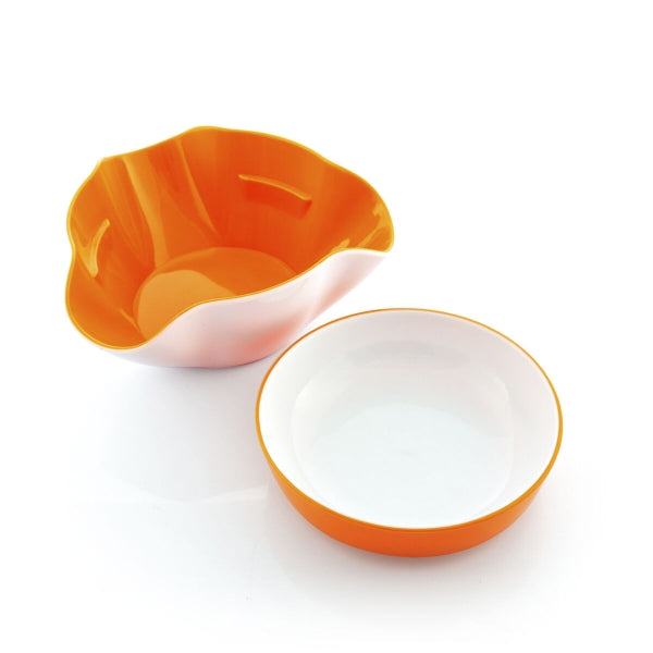 Boluri pentru Aperitive 2 în 1 Inovamarket, separate pentru utilizare individuală, ideale pentru servirea diverselor gustări.