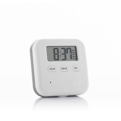 Cutie inteligentă pentru pastile Pilly Inovamarket cu afișaj digital, funcție de alarmă și vibrație, ideală pentru o rutină medicală organizată.