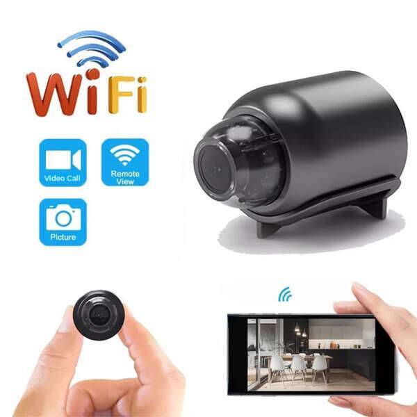 Camera Mini Wireless Mikrokam X5 - Rezoluție 640x480, Wi-Fi, FHD/HD/AVI