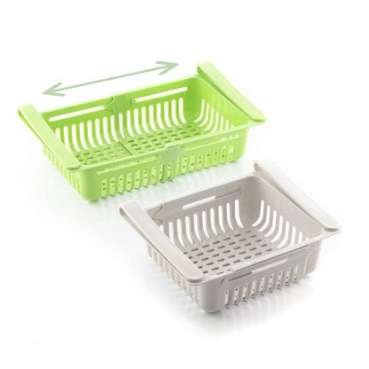 Organizatoare Friwer Inovamarket cu design extensibil, perfecte pentru ajustarea spațiului de depozitare în frigider