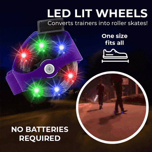 Rolele cu LED Rollend pentru Încălțăminte - Set 2 Role LED Colorate - Inovamarket