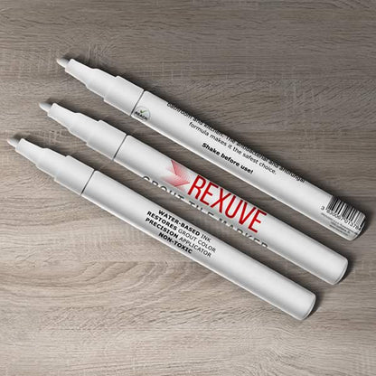 Rosturi Gresie Marker Alb 3in1 - Rexuve Whitening Pen - Inovamarket