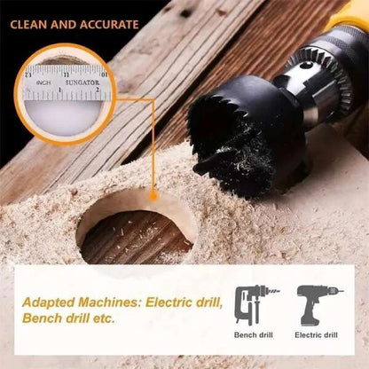 Set de 6 Burghie Coroană Torqmax Cu 4 Dimensiuni: 32mm, 38mm, 44mm, 54mm - Inovamarket
