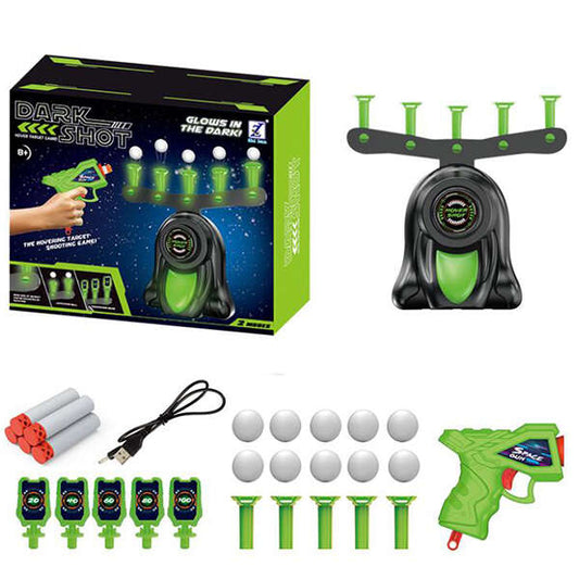 TargetOn Fun_game Set Tragere 5 Ţinte cu Pistol şi Proiectile - Joc Interactiv distractiv - Inovamarket