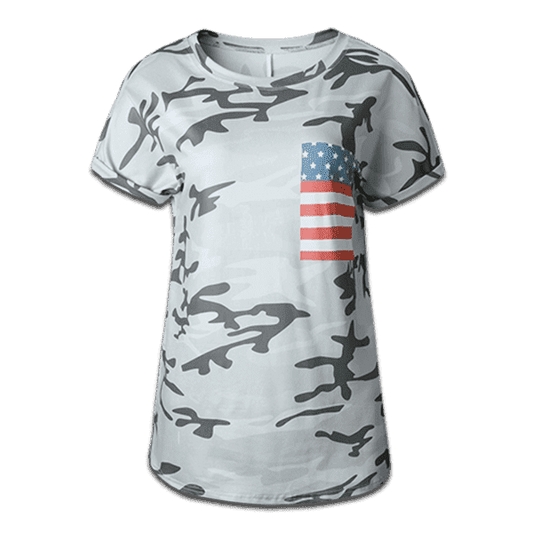 Tricou cu Mâneci Scurte USMilitary - Design Inspirat Militar - Inovamarket