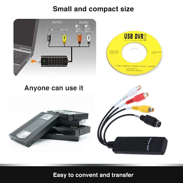 Verso Convertor Analog-Digital Stereo cu Intrări Video și USB, Ușor de Utilizat - Inovamarket