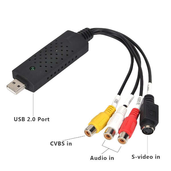 Verso Convertor Analog-Digital Stereo cu Intrări Video și USB, Ușor de Utilizat - Inovamarket