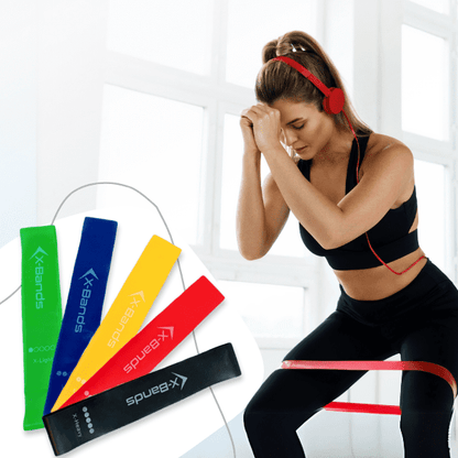 XBands Universal Fitness Bands | Set 3 Rezistențe | Corp Tonifiat - Inovamarket