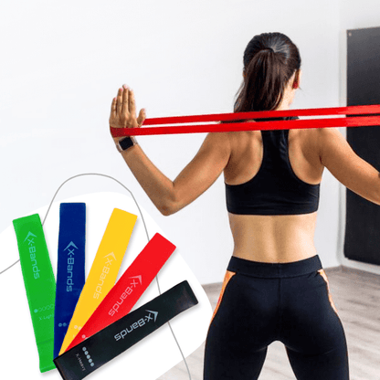 XBands Universal Fitness Bands | Set 3 Rezistențe | Corp Tonifiat - Inovamarket